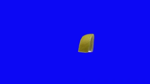 Lemon blue screen green screen 4k Stock Footage 171290305