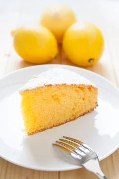 Lemon cake Stock Photos