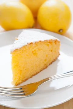 Lemon cake Stock Photos