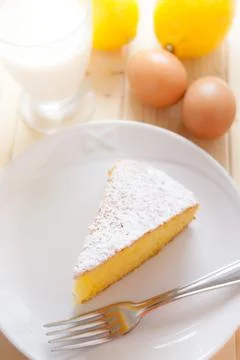 Lemon cake Stock Photos