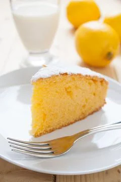 Lemon cake Stock Photos
