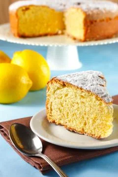 Lemon cake Stock Photos