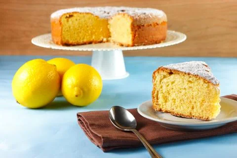 Lemon cake Stock Photos