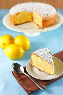 Lemon cake Stock Photos