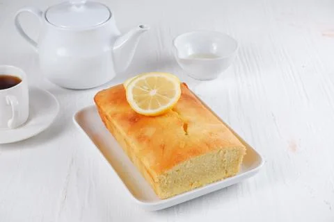 Lemon cake Stock Photos