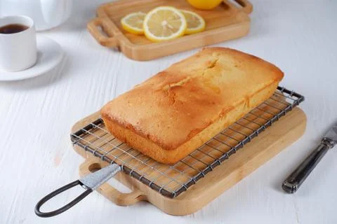 Lemon cake Stock Photos