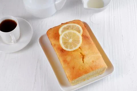 Lemon cake Stock Photos