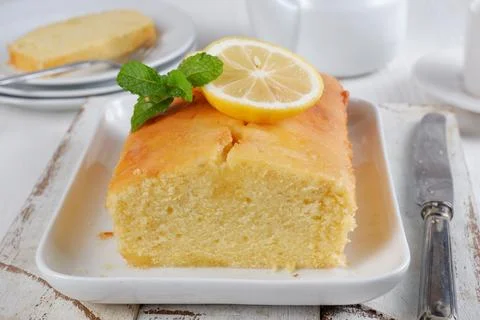 Lemon cake Stock Photos