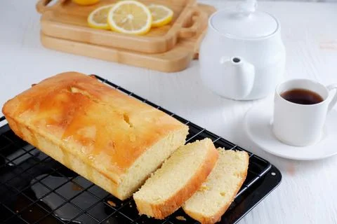 Lemon cake Stock Photos