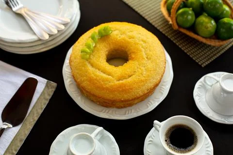 Lemon Cake Stock Photos