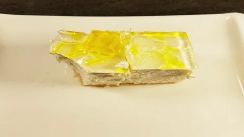 Lemon cake timlamps Stock Footage 80991101