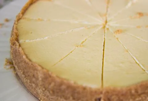 Lemon cheese pie Stock-Fotos
