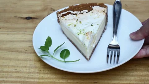 Lemon Cheesecake Stock Footage 70074905