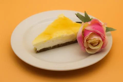 Lemon Cheesecake Stock Photos