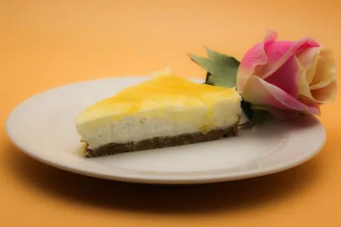 Lemon cheesecake Stock Photos