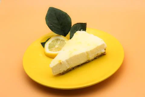 Lemon cheesecake Stock Photos