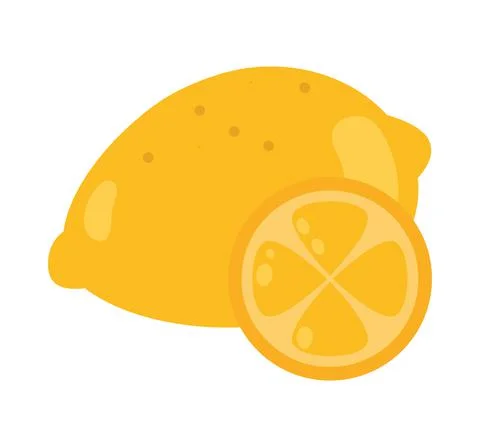 Lemon citrus fruit Stock Illustration