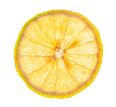 Lemon close up isolated on white background. Foto stock