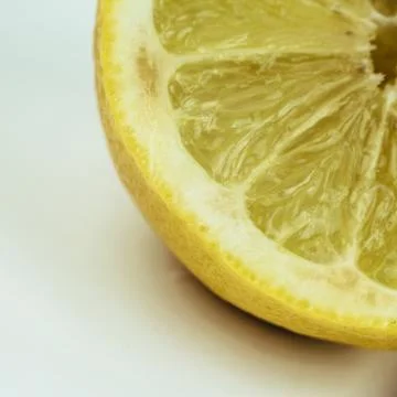 LEMON CLOSE UP Stock Photos