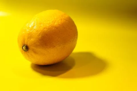 Lemon close-up Stock Photos