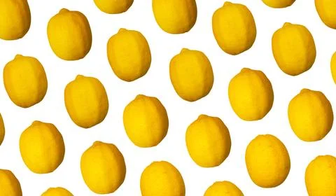 Lemon composition for background design tropical fruit Stock Photos