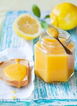 Lemon Curd Stock Photos