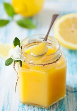 Lemon Curd Stock Photos