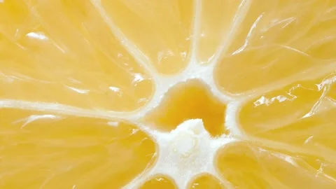 Lemon cut close-up Stock Footage 166363459