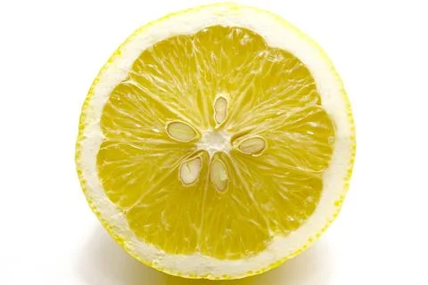 Lemon cut close up Stock Photos