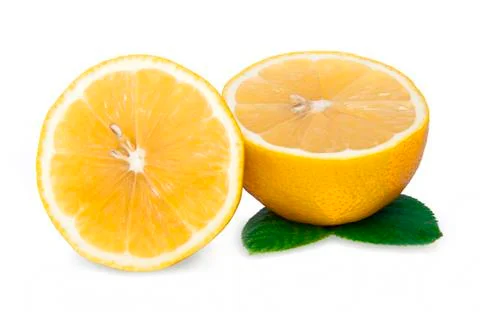 Lemon cut Stock Photos
