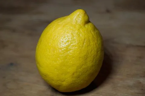 Lemon on a dark background Stock Photos