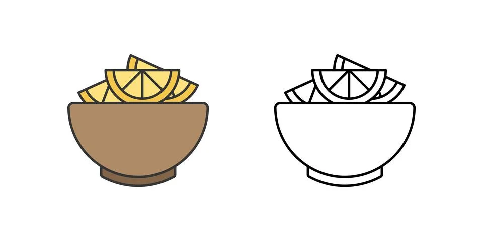 Lemon deodorizer icon Stock Illustration