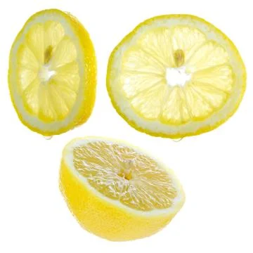 Lemon designer's set. Stock Photos