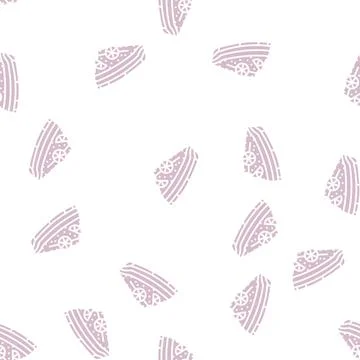 Lemon desserts glyph seamless pattern Stock Illustration