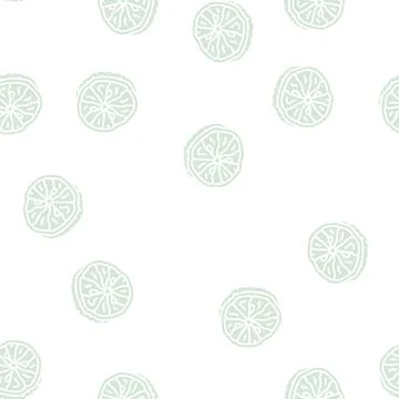 Lemon dried fruit glyph seamless pattern Stock Illustration