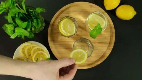 Lemon drink Stock Footage 237147253