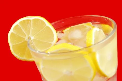 Lemon drink Stock Photos