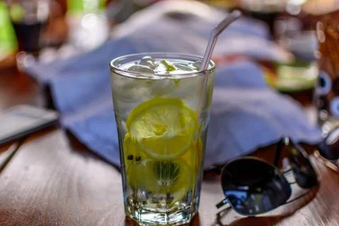 Lemon drink Stock Photos