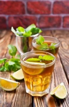 Lemon drink Stock Photos