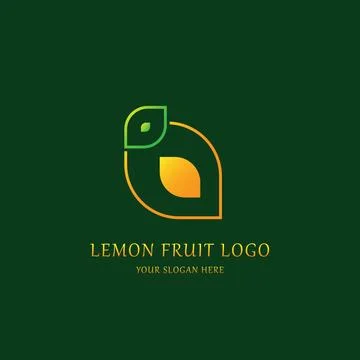 Lemon fresh gradient modern creative logo design illustration. Stock Illustration