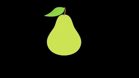 LEMON FRUIT ANIMATION WITH BLACK BACKGROUND Video stock 249186110
