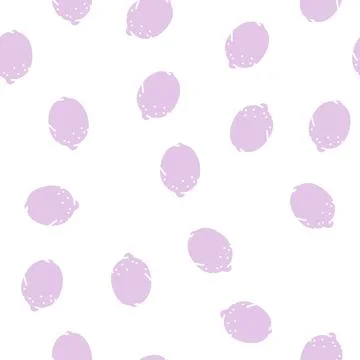 Lemon fruit glyph seamless pattern Stock Illustration