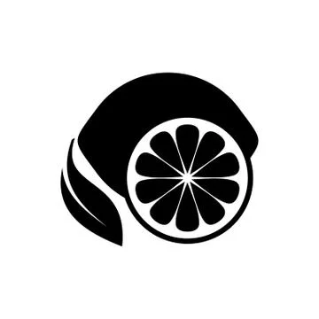 Lemon fruit icon Stock-Illustration