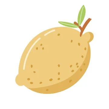 Lemon fruit icon Stock Illustration