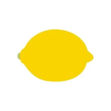 Lemon fruit icon on a white background Иллюстрация