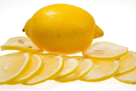 Lemon fruit isolated Stock Photos