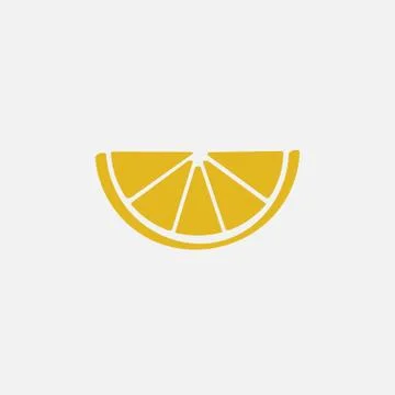 Lemon fruit logo design vector, citrus icon, orange symbol Stock Illustration