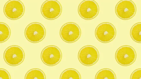 Lemon fruit motion design animation Stock Footage 169397788