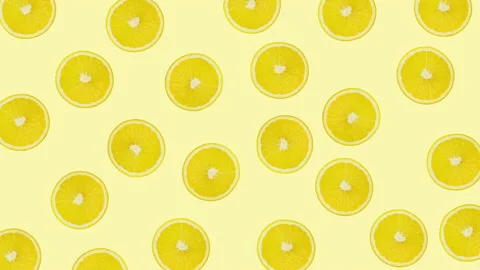 Lemon fruit motion design animation Stock Footage 169398713