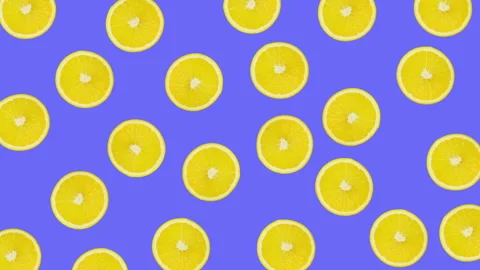Lemon fruit motion design animation Stock Footage 169399013